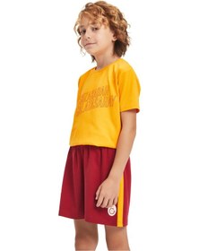 Resim Galatasaray Çocuk Şort Takım C241092 Sarı - Kırmızı 