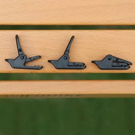 Resim 10/20 adet Siyah Rüzgar Geçirmez Çadır Klipsleri - Ağır Hizmet Tipi Güçlendirilmiş Su Geçirmez Çene Tasarımı, Kamp Tente ve Barınak için Güvenli Tutuş, Dayanıklı Plastik Dış Mekan Sığınma Kelepçeleri 