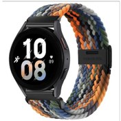 Resim Amazfit Gts Gts 2 Gts 2e/gts 3/gts 4 Mini Uyumlu Likralı Örgü Flexible Kayış Akıllı Saat Kordonu 