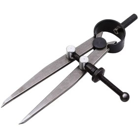 Resim Çelik Pergel Hobi Deri Kenarı Işaretleme Deri El Aleti (14,5cm) 