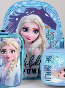 Resim ELSA TEK BÖLMELİ KÜÇÜK BOY 32 CM ANAOKUL ÇANTASI,BESLENME ÇANTASI VE 2 KATLI BESLENME KABI SETİ 