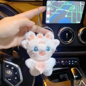 Resim Silver1 Yeni Iyi Şanslar Maskot Peluş Bebek Kolye Sevimli Küçük Ejderha Karikatür Bebek Çanta Çekicilik Anahtarlık Küçük Kolye (Yurt Dışından) 