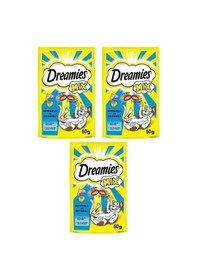 Resim Dreamies Mix Somon Balıklı ve Peynirli Kedi Ödülü 3 x 60 G 