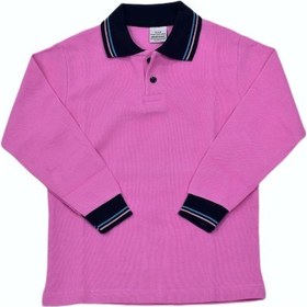 Resim Kolej Polo Yaka Sweat Pembe Bgl-ymrtp-5 001 