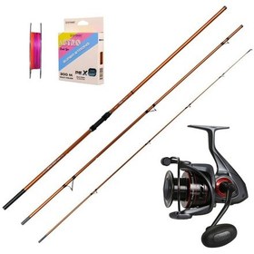 Resim Okuma Ceymar 8000 - Okuma Trio Rex 420cm Surf Olta Seti 