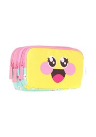Resim Kaukko Kıds 3 Bölmeli Kalem Çantası Cute Face Daısy 