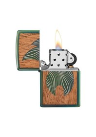 Resim Zippo Çakmak 49057 Woodchuck Usa Flame Lighter 