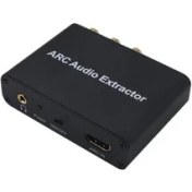 Resim Xinhang Alüminyum Ark HDMI Uyumlu Ses Extractor Dijital Analog Ses Dönüştürücü Aux Spdıf Koaksiyel Rca 3.5mm Jack Çıkışı (Yurt Dışından) 