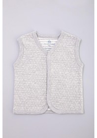 Resim Organicera Organik Bebek Yelek , Grey Melange Gri-melanj 