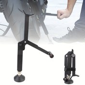 Resim 1 Adet Taşınabilir Katlanabilir Motosiklet Tekerlek Destek Yan Standı Paddock Kaldırıcı - Ayarlanabilir Yükseklik, Kaymaz Kauçuk Taban, Enerji Tasarruflu Stabil Swingarm Kaldırma Ergonomik Tutamak & Hızlı Çıkartmalı Kolayca, Sağlam Yapılı Motosiklet Kaldırıcı, Bisiklet Bakım Aracı, Kompakt Tasarım, Güçlendirilmiş Çerçeve, Offroad Bikerler İçin 