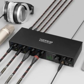 Resim TeknoKapsül Professional E4X4 Pre | Yüksek Kalite Usb-C Ses Kartı: 4-Giriş/4-Çıkış 24BIT/192KHZ, 8...600OHM Ara 