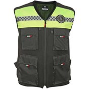 Resim Forte Gt 2001186 Cepli Motosiklet Reflektif Yelek Rüzgara Geçirmez Xl Beden 