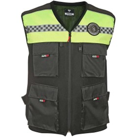 Resim Forte Gt 2001186 Cepli Motosiklet Reflektif Yelek Rüzgara Geçirmez Xl Beden 