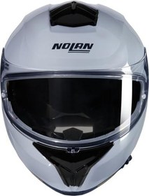 Resim Nolan N80-8 Classico 303 Kapalı Motosiklet Kaskı Parlak Gri 