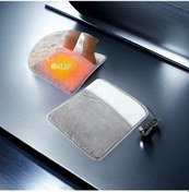 Resim Cloud011 Yıkanabilir Usb Elektrikli Isıtmalı Terlik Gri Evde Kullanım İçin Taşınabilir Ayak Isıtıcı 