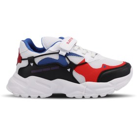 Resim Slazenger KEKOA IN Erkek Çocuk Sneaker Ayakkabı Beyaz / Saks Mavi 