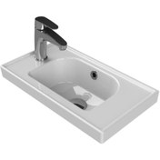 Resim Cerastyle Frame Soldan Delikli Etajerli Lavabo (TURKUAZ.001800-U) 