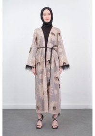 Resim Pureva Kimono Takım 3'lü - Bej 
