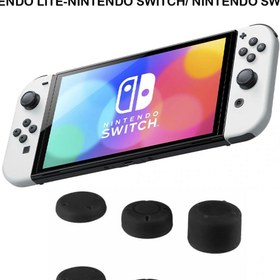 Resim Dobe Nintendo Switch Oled Ve Switch 2 Yükselticili Analog Silikon Koruyucu Seti 