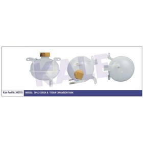 Resim Kale-343715 - Yedek Su Deposu Opel Combo 1.7d 94 01 Corsa B Tıg 