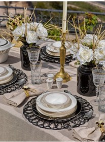 Resim Schafer Tılsım Charm Yemek Takımı 60 Parça-siyah 