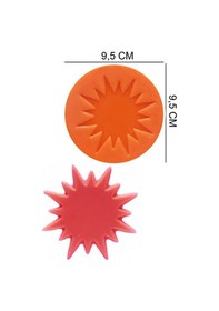 Resim Güneş Silikon Şeker Hamuru, Sabun, Mum Kalıp 