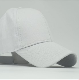 Resim Unisex Ayarlanabilir Beyaz Spor Basic Şapka Beyaz 