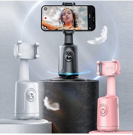 Resim Vkemall Siyah Akıllı Takip Kamera Kolu - 360 Otomatik İzleme, El İsareti Kontrolü, 5 Saat Kullanim Süresi, 1200mah Batarya 