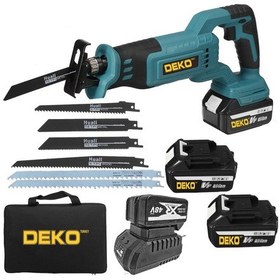 Resim Deko DKTTK4810 48 V Panasonic Çift Akülü Tilki Kuyruğu Testere + 7 Bıçak 