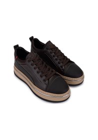 Resim Tamer Tanca Erkek Hakiki Deri Sneakers & Spor Ayakkabı 381 21624 Erk Ayk Y25 Kahve Kmbn Kahve 