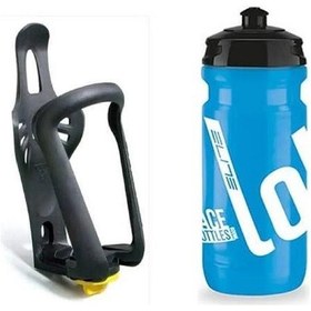 Resim Elite Loli Bisiklet Plastik Matara+Ayarlanabilir Matara Kafesi 