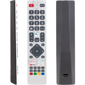 Resim Sharp Sh-V1 Netflıx-Youtube-Google Play Tuş-Prıme Vıdeo Ses Komutlu Lcd-Led Tv Kumanda 
