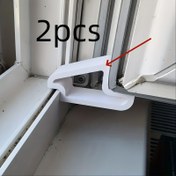 Resim 2 adet Ağır Hizmet Pencere Kilitleri - Kolay Kurulum, Alet Gerektirmez - Kayar Kapılar, Perdeler, Pencere İzleri için - Dayanıklı Plastik Yapı - Pencere Hareketini Önler ve Güvenliği Artırır - Ev, Ofis, Otel Kullanımı için İdeal - Yerden Tasarruf Sağlayan Tasarım, Pencere Güvenlik Kilitleri, Ev Güvenliği, Kompakt Tasarım, Sağlam Yapı, Ofis Yöneticileri, Minimalist Kilit, Yüksek Kaliteli Kilit, Pencere Kilitleri, Pencere Kilit Güvenliği, Pencere Engelleme, Pencere Güvenliği 