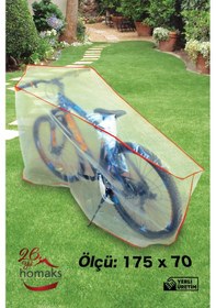 Resim Homaks Bisiklet Koruma Örtüsü Şeffaf 