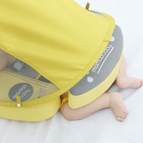 Resim Mambobaby Yüzme Simidi - Sarı Uğur Böceği, Emniyetli, Gölgelikli ve Ayak Destekli 