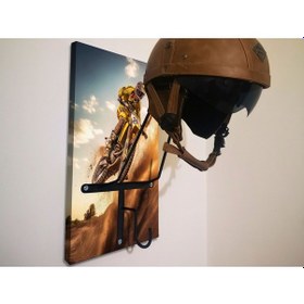 Resim Özel Fotoğraflı Kask Askısı, Motorcu Kask Askısı, Personalv16 