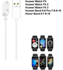 Resim CONOCER Huawei Band 6 Uyumlu Yüksek Kalite Şarj Kablosu (BEYAZ) 