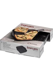 Resim AyrStore Borcam Non-Stick Fırın Tepsisi, Yapışmaz, Siyah, 22 x 22 x 5.9 cm 
