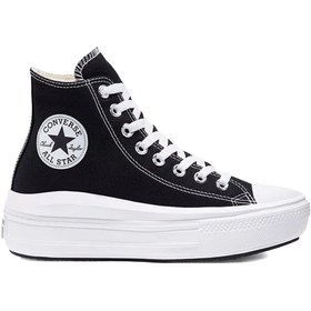 Resim Converse Ctas Move Hi Kadın Günlük Ayakkabı 568497C Siyah 