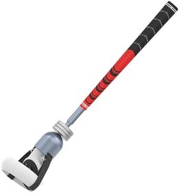 Resim VR Golf Club Handle Accessories Compatible with Oculus Quest 2, Adjustable Weight, Made of Aluminum Alloy (Red/Black) 