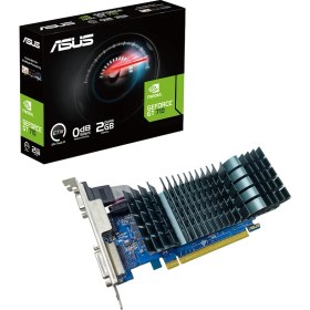 Resim ASUS GT710 2GB GT710-SL-2GD3-BRK-EVO DDR3 64bit HDMI DVI PCIe 16X v2.0 