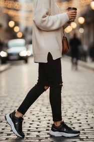 Resim U.S. Polo Assn. U.S Polo Assn. Kadın Siyah Snekars Pu Comfort Taban 