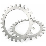 Resim Mufunye Worx Landroid Çim Biçme Makinesi Modeli S/m Kalınlığı 2 Mm İçin Premium Paslanmaz Çelik Takozlar, Geliştirilmiş Çekiş - Cilalı Çapak Alma - Tekerlek Çapı: 205 Mm 