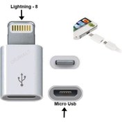 Resim Micro Usb Den Lightning Iphone Dönüştürücü Otg Çevirici 