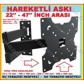 Resim Samsung 30 32 40 42'' İnch Led Televizyon Hareketli Askı Tvs75 