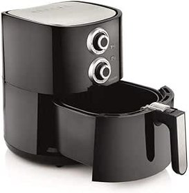 Resim Schafer Thermochef Manuel Airfryer/Sıcak Hava Fritözü-Siyah 
