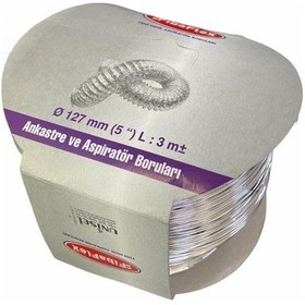 Resim Aspilatör Borusu Telli 127 Mm 3 Metre 484723867 