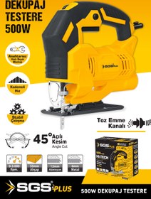 Resim SGS PLUS SGS5192 DEKUPAJ TESTERE MAKİNASI 500 WATT KADEMELİ HIZ AYARLI 