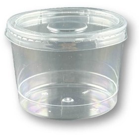 Resim Home 600 Adet Kapaklı Sert Plastik Tatlı Kasesi Magnolya Kabı 250ml 