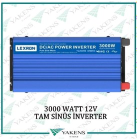 Resim Lexron 3000 Watt 12v Tam Sinüs İnverter 